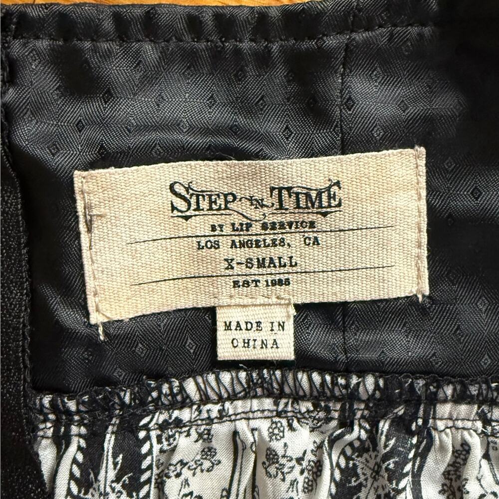Vintage Lip Service Winchester Emporium Steampunk Victorian High Waist Skirt - Picture 11 of 13